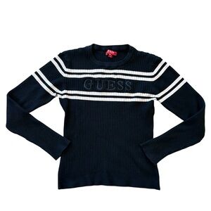 Guess ribbed knit long sleeve